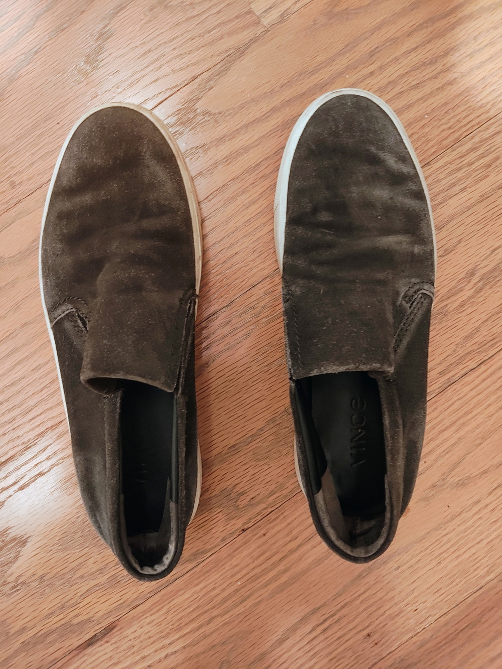 Vince Slip-On Casual Sneakers in Dark Brown